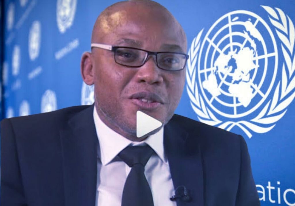 Nnamdi Kanu ‘Speaks’ To United Nations About Biafra [VIDEO]