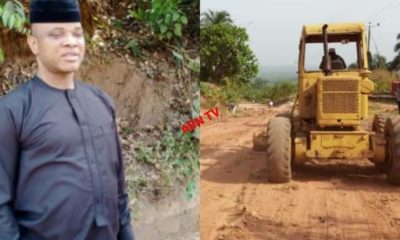Yuletide: Jubilation as Hon. Chukwu commences rural road grading